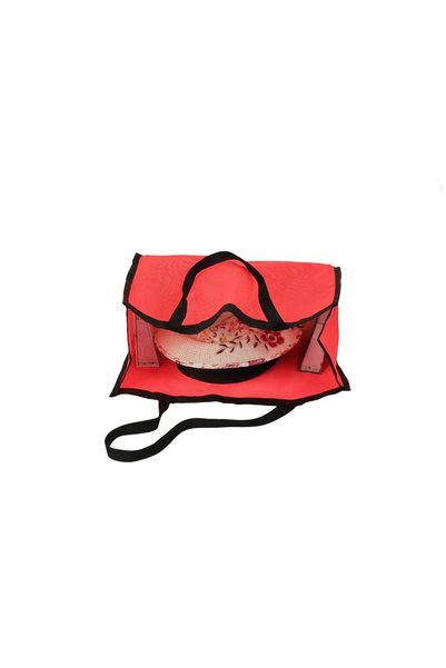 LİSAHAN Unisex Highlighter Pink Mesh Shopping Beach Bag