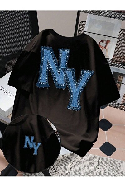 Jose Clothing Μπλουζάκι Oversize με στάμπα από οργανικό βαμβάκι