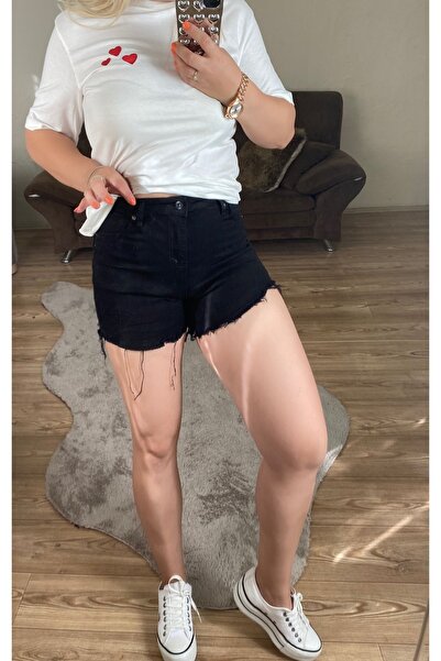 TUBA TOPTAŞ MİNİ KOT ŞORT