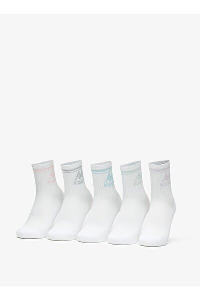 Kappa Logo Print Half Terry Socks - Set of 5