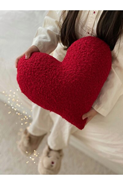 bohemoon Teddy Kalp Yastık Kırmızı