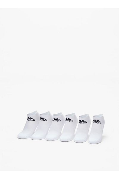 Kappa Logo Print Ankle Length Socks - Set of 6