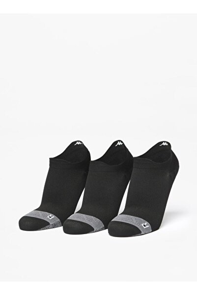 Kappa جوارب بطول الكاحل بتفاصيل شعار الماركة - طقم من 3 قطع