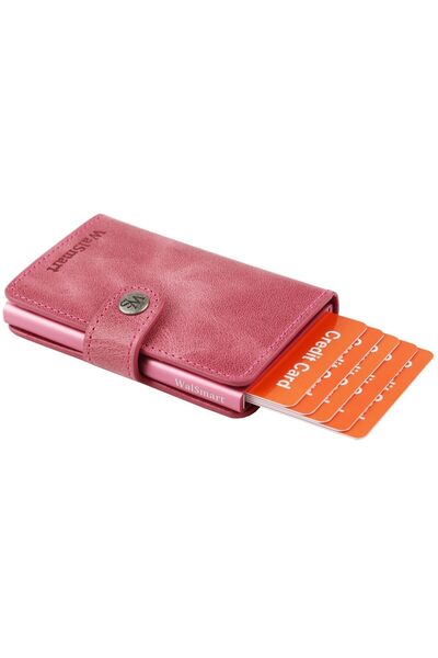 WalSmart Mini Leather Wallet with Smart Mechanism