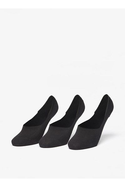 Celeste Solid No Show Socks - Set of 3