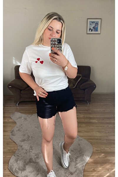 TUBA TOPTAŞ MİNİ KOT ŞORT