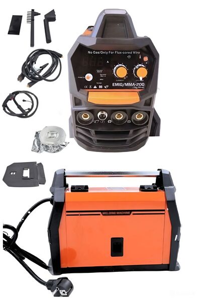 İYİSİYOK MMA İkisi Bir Arada 200 Amper Gazsız Gazaltı Mıg +inverter Kaynak Ma...
