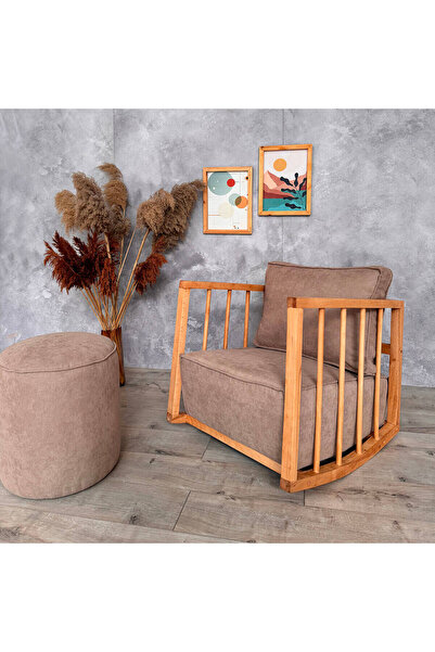 evodeko Sallanan Açık Kahve Koltuk