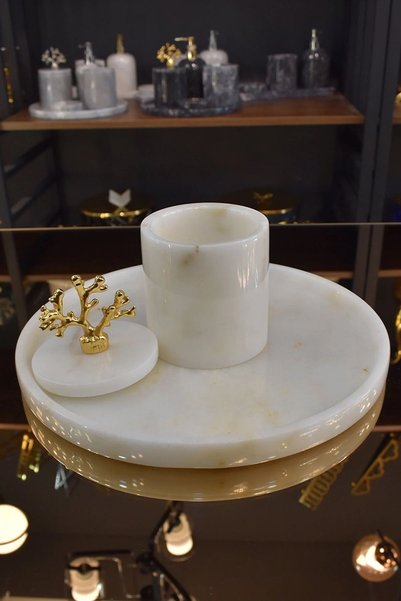 Generic Brand Premium Marble Set of 7 Bathroom Set.