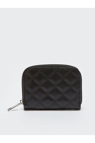 LC Waikiki Fuchsia Quilted Leather Look Women's Wallet - Lcw Accessories
