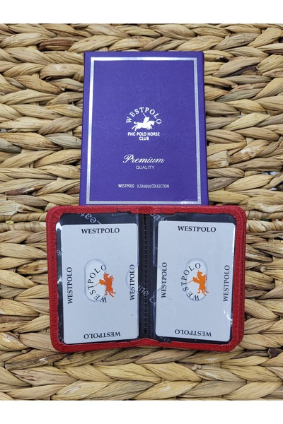 Westpolo 1026 Model Unisex Genuine Leather Card Holder