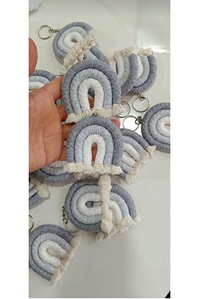 Büşra Uynk Makrome Gökkuşağı Anahtarlık veya Magnet Bebek Hediyeliği 20 Adet ...