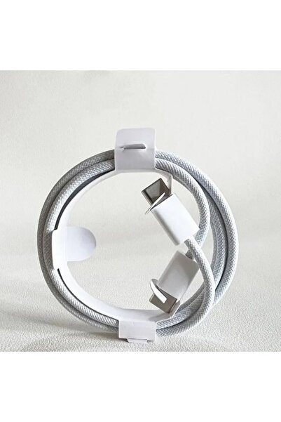 PSGT Iphone Ipad Uyumlu Type C Şarj Telefon Için 15 Seri Pad Pro12 Samsung S23 S22 S24 (1M) Beyaz