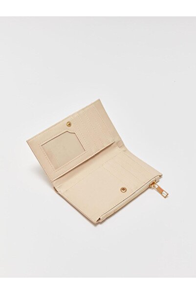 LC Waikiki LCW ACCESSORIES Siyah Deri Görünümlü Kadın Cüzdan