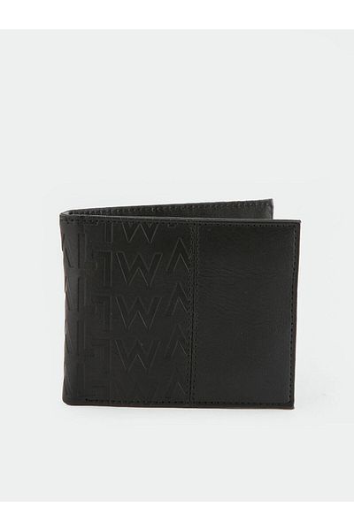 LC Waikiki Ανδρικό πορτοφόλι Black Leather Look LCW Acessories