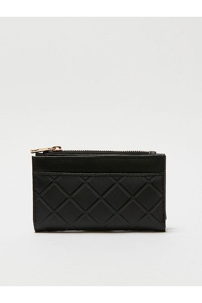 LC Waikiki Black Leather Look Lcw Accessories Women's Wallet