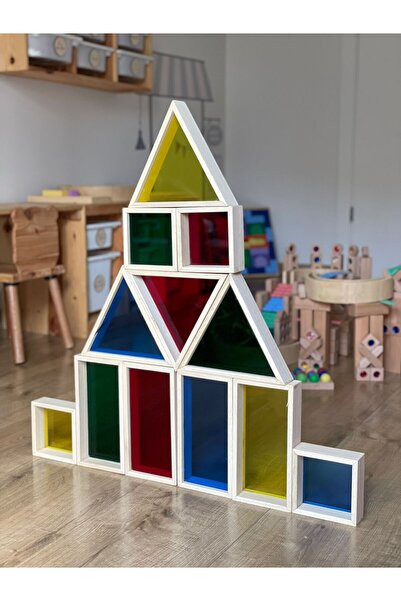 ROOT WODEN TOYS 12'Li Büyük Boy Rainbow Blokları