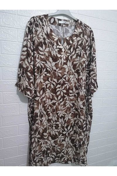 anne moda ankara Μέγεθος 52-58 100% βαμβακερό σούπερ φαρδύ καλοκαιρινό φόρεμα