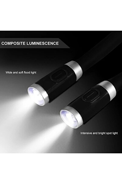 YENİTECH - Led Kitap Okuma Işığı Boyun Askılı Okuma Lambası