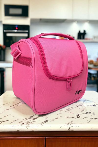 AGOÇANTA Fuchsia Hot Cold Holder Thermos Bag