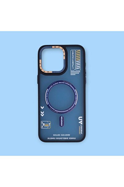 Turkuaz Iphone 15 Pro Max; Darbe Önleyici, Mat Saydam Lüks Silikon Kılıf