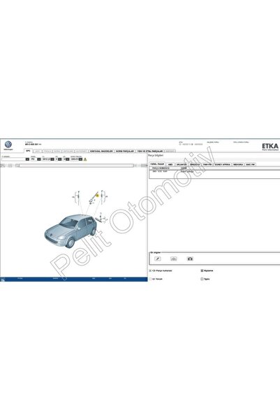 Fabrikasyon Polo Anten Çubuğu (2010>2016) 6r0035849 / 6r0035849d