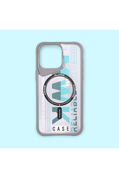 Turkuaz Iphone 15 Pro Max; Darbe Önleyici, Kenarları Renkli, Lüks Şeffaf Sili...