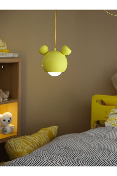 Heirloom Lifestyle Mickey Mouse Sarkıt Lamba / Çocuk Odası / Bebek Sarısı