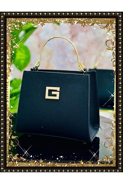 dawsha Metal Handle Hand and Shoulder Bag