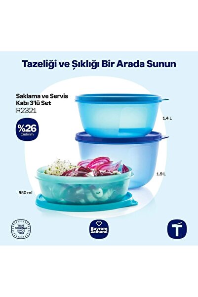 Tupperware Mucize Şeker Set.