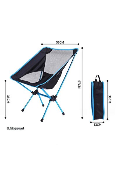 Camp Store Pratik Kamp Sandalyesi Mavi (çantalı)
