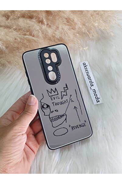 Aksesuarda Moda REDMİ NOTE 8 PRO UYUMLU AYNALI DESENLİ KILIF