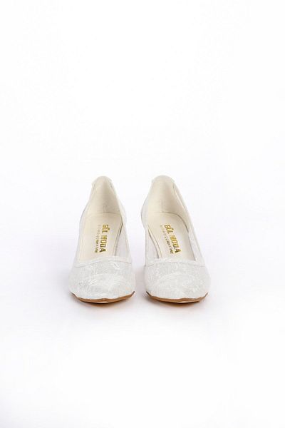 Gül Kundura Women's Lace Wedding Dress Evening Dress Shoes