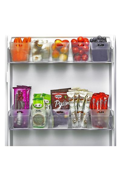 HBNC Refrigerator Door Organizer 6 Pieces Mini Fridge Organizer Organizer