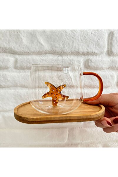 yeninesilevim İçi Üç Boyutlu Renkli Hayvan Figürlü Tombul Cam Kupa Bardak 350 mL