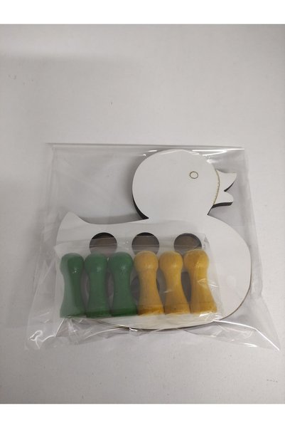 YAHO OYUNCAĞIN DOĞAL HALİ Montessori Educational Wooden Toy Plug-in Removable Colorful Wooden Duck Toy