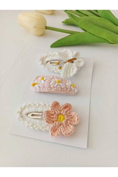 Kadın Girişimciler Atölyesi Set cu cataramă roz Set cu catarame snap din 3 piese