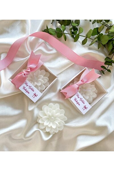 Gami Handmade Kutulu Lotus Mum Söz, Nişan, Nikah, Mevlüt, Doğum günü, Düğün H...