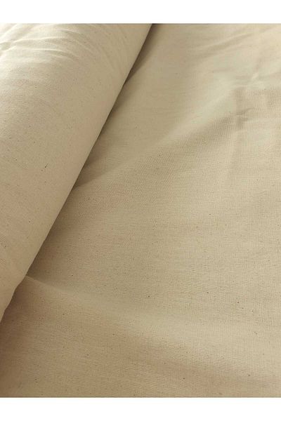 DFN WOOD Dfn Home 100% Cotton 1 Meter Thick Raw Linen Fabric