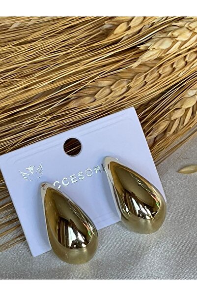 MOREPERLA Women's Teardrop Drop Earrings Gold Color