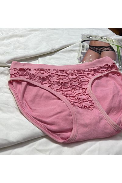 Pi Giyim Pachet de 6 chiloți de bikini pentru femei, fără cusături, cu modele roz