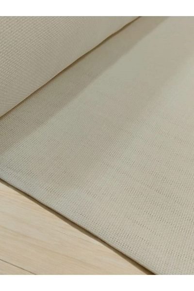 DFN WOOD Dfn Home Linen Etuval - 100X80 Cm, Etamine Punch and Panel Fabric, Cream