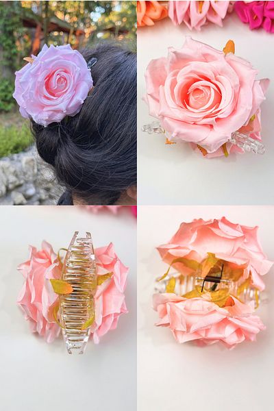 PREGIO 11 Cm Pink Flower Patterned Latch Buckle