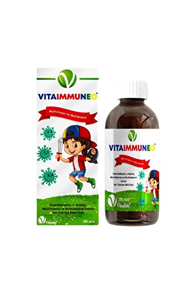 Vitalife Vitaimmuneo Multivitamin Ve Multimineral Içeren Şurup 150 ml