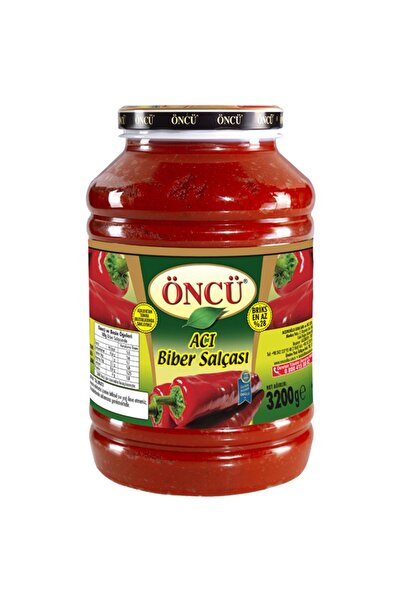 Öncü Acı Biber Salçası 3200gr
