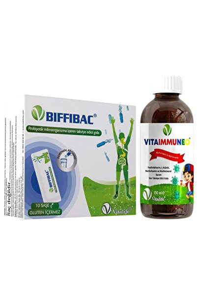 Vitalife Vitaimmuneo Şurup 150 ml Ve Biffibac 10 Saşe