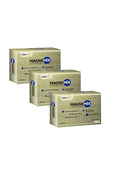 Nouplus Magnezyum Magnemix 60 tablet 3Paket