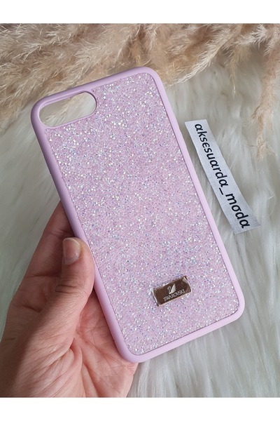Aksesuarda Moda İphone 6 Plus ve 6s plus Uyumlu Taşlı Lüks Markalı Swrovski K...