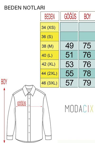modacix تونيك كبير الحجم - جيب مزدوج وأزرار - قميص بنقش مربعات