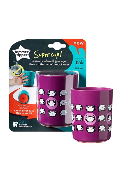 tommee tippee Small Purple Anti-Tipping Cup - No Knock